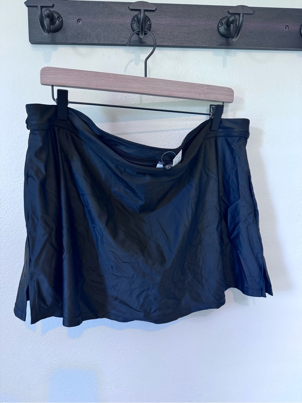 J. Crew Black Swim Skirt Bikini Bottom
